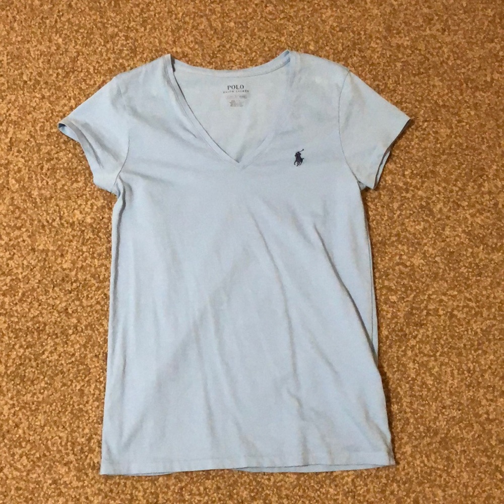 Polo Ralph Lauren blue v neck